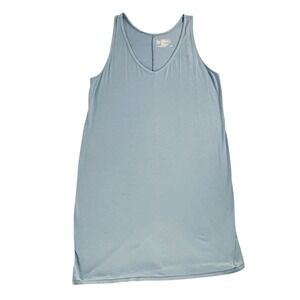 Felina Nightgown Women Extra Large Blue Sleepwear V-Neck Sleeveless Modal Blend